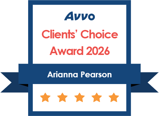 Avvo Clients’ Choice Award 2026, Arianna Pearson